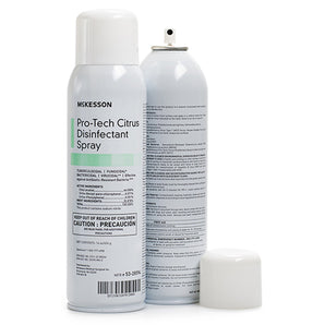 McKesson Pro-Tech Surface Disinfectant Cleaner Alcohol-Based Liquid, Non-Sterile, 16 oz, Can, Citrus Scent