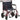 Transport Wheelchair driveª 450 lbs. Weight Capacity Full Length / Fixed Height / Padded Arm Black Upholstery