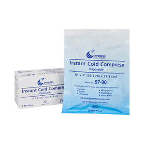 Cypress Instant Cold Pack, 5 x 7 Inch 5 X 7 Inch
