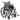 Bariatric Wheelchair driveª Sentra EC Heavy Duty Dual Axle Desk Length Arm Swing-Away Footrest Black Upholstery 20 Inch Seat Width Adult 450 lbs. Weight Capacity