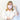 Professional in mask and nitrile gloves