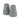 Drive Crutch Tip, 7/8 Inch Diameter, Case of 8