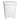 McKesson Waste Can with Step-On Pedal, Plastic, White, 14.37 x 15.16 x 18.9 Inch, Case