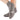Pillow Paws® Slipper Socks Double Print, 2X-Large, Gray — Mfr # 1098-001