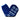 McKesson Slipper Socks, Single Tread, Bariatric, Extra Wide, Kingfisher Blue — Mfr # 16-BXW-SCE4