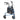 Drive Deluxe 3 Wheel Rollator, Blue, Case, view 2