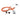 McKesson Sprague-Rappaport Stethoscope, 22 Inch, Orange, Case of 20, view 2