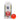 CanDo Standard Circular Gel Squeeze Ball, Red, Light