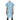 Reusable Patient Exam Gown, One Size Fits Most, Blue — Mfr # V61-0100PT