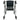McKesson Folding Aluminum Four-Wheel Rollator, Silver, view 3