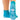 Pillow Paws® Slipper Socks, Fits Adults who Wear Shoe Sizes 5 – 7, Teal — Mfr # 1096