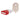 New Image™ Two-Piece Transparent Urostomy Pouch, 57 mm Flange, Red Match — Mfr # 18903