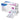 Omnifix Nonwoven Dressing Retention Tape, 6 Inch x 10 Yard, White, Case of 24