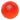 CanDo Standard Circular Gel Squeeze Ball, Red, Light, view 3