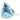 SkiL-Care Cloth Foam Heel Cushion, Blue, view 3