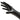 NitriDerm Ultra Black Nitrile Exam Glove, Extra Small, Black, Case of 10 boxes (1,000 total), view 3