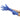 Microflex Ultraform Nitrile Exam Glove, Large, Blue, Case of 10 boxes (3,000 total), view 2