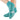 Pillow Paws® Slipper Socks Double Print, One Size Fits Most, Teal — Mfr # 1096-001