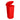 McKesson Waste Can with Step-On Pedal, Plastic, Red, 15.16 x 14.76 x 26.57 Inch, Case, view 3