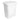 McKesson Waste Can with Step-On Pedal, Plastic, White, 14.37 x 15.16 x 18.9 Inch, Case, view 2