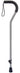 Drive Aluminum Offset Cane, 28.75 – 37.75 Inch Height, Case of 6