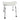 McKesson Aluminum Transfer Bench, Armless Bath Bench, 300-lb. Capacity