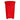 McKesson Waste Can with Step-On Pedal, Plastic, Red, 15.16 x 14.76 x 26.57 Inch, Case