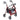 Drive Duet Four-Wheel Rollator, Burgundy