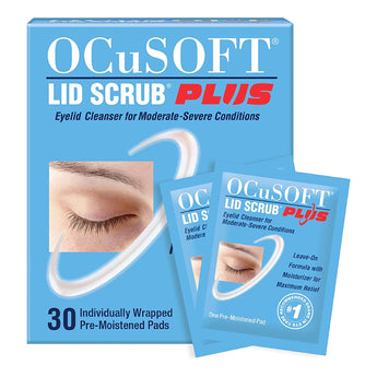 Eyelid Cleanser OCuSOFT® Lid Scrub® Plus 30 per Box Wipe