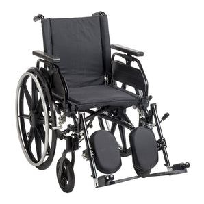 Wheelchair driveª Viper Plus GT Dual Axle Universal Arm Swing-Away Footrest Deep Green Upholstery 20 Inch Seat Width Adult 300 lbs. Weight Capacity