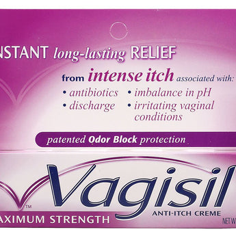 Itch Relief Vagisil® 20% - 3% Strength Cream 1 oz. Tube