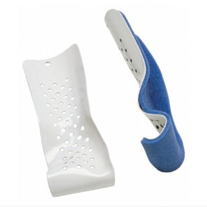 Colles' Wrist Splint ProCare® Padded Aluminum / Foam Right Hand Blue / White Small