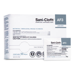 Sani-Cloth® AF3 Surface Disinfectant Cleaner Wipe, Large Individual Packet