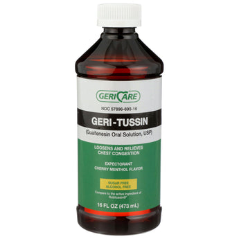 Cold and Cough Relief Geri-Care® 100 mg / 5 mL Strength Liquid 16 oz.