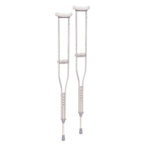 Underarm Crutches driveª Aluminum Frame Adult 350 lbs. Weight Capacity