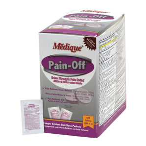 Pain Relief Pain-Off® 250 mg - 250 mg - 65 mg Strength Acetaminophen / Aspirin / Caffeine Tablet 250 per Box