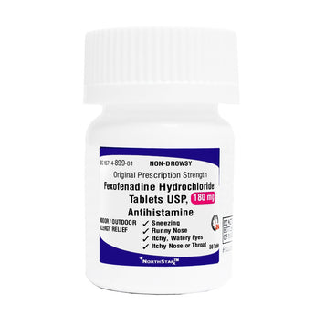 Allergy Relief NorthStar 180 mg Strength Tablet 30 per Bottle