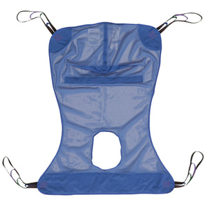 Full Body Commode Sling McKesson 4 or 6 Point Without Head Support X-Large 600 lbs. Weight Capacity