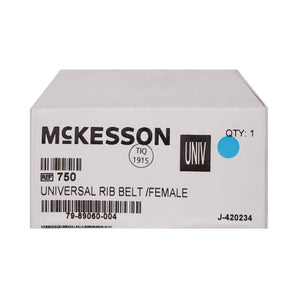 Rib Belt McKesson One Size Fits Most Hook and Loop Closure 6 Inch Height Adult
