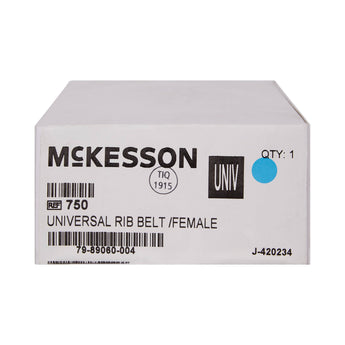Rib Belt McKesson One Size Fits Most Hook and Loop Closure 6 Inch Height Adult