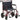 Transport Wheelchair driveª 450 lbs. Weight Capacity Full Length / Fixed Height / Padded Arm Black Upholstery