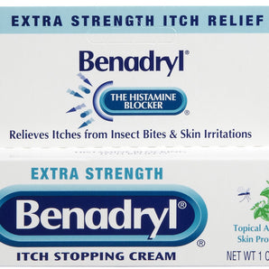 Itch Relief Benadryl® 2% - 0.1% Strength Cream 1 oz. Tube