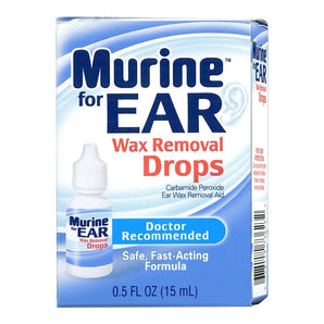 Ear Wax Remover Murine® 0.5 oz. Otic Drops 6.5% Strength Carbamide Peroxide