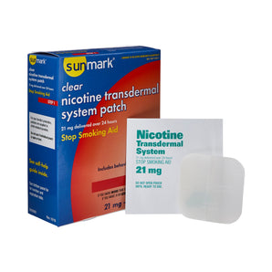 Stop Smoking Aid sunmark® 21 mg Strength Transdermal Patch