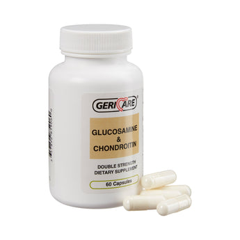 Joint Health Supplement Geri-Care® Glucosomine / Chondroitin 500 mg - 400 mg Strength Capsule 60 per Box