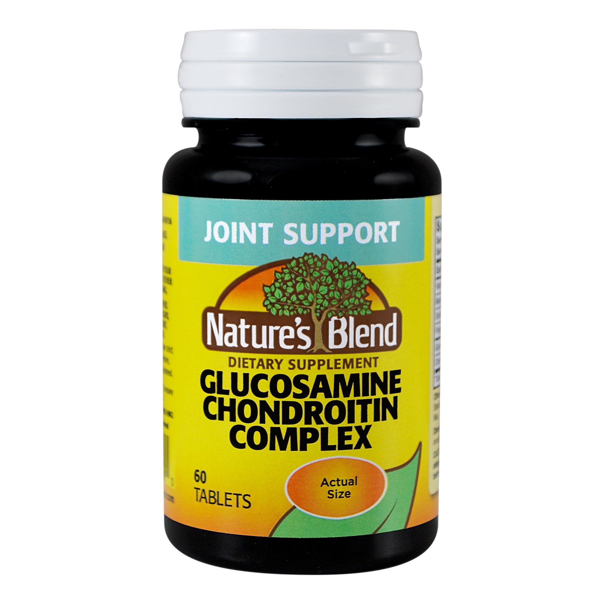 Joint Health Supplement Nature's Blend Glucosamine Sulfate / Chondroitin Sulfate 250 mg - 200 mg Strength Capsule 60 per Bottle