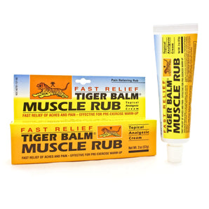 Topical Pain Relief Tiger Balm® Active Muscle Rub 15% - 5% - 3% Strength Camphor / Menthol / Methyl Salicylate Ointment 2 oz.