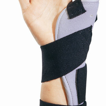 Thumb Splint ThumbSPICA™ One Size Fits Most Elastic Contact Closure Strap Black / Gray