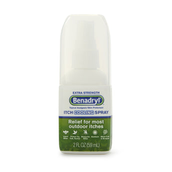 Itch Relief Benadryl® 2% - 0.1% Strength Spray 2 oz. Bottle