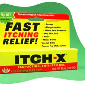 Itch Relief Itch-X® 1% - 10% Strength Gel 1.25 oz. Tube